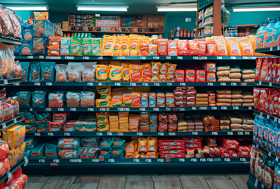 Supermart Display Rack